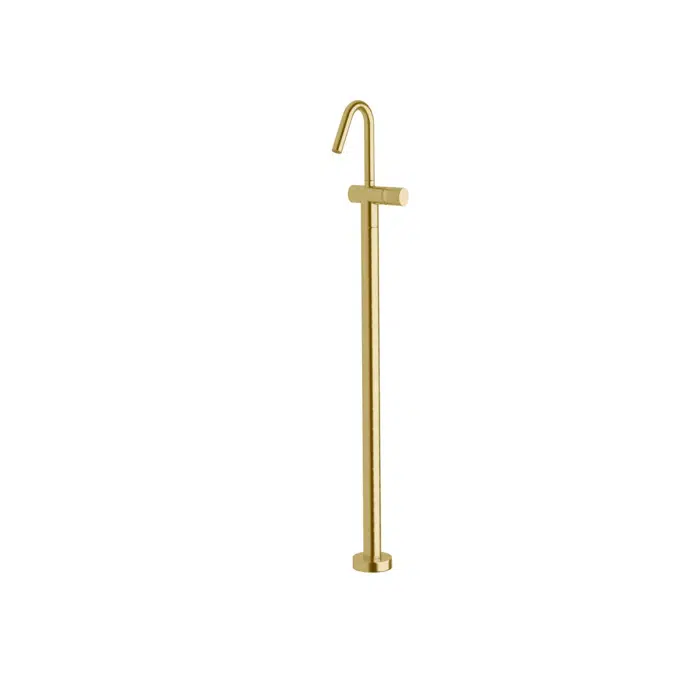 Milli Pure Floor Mounted Bath Mixer Tap PVD Brushed Gold 9512027