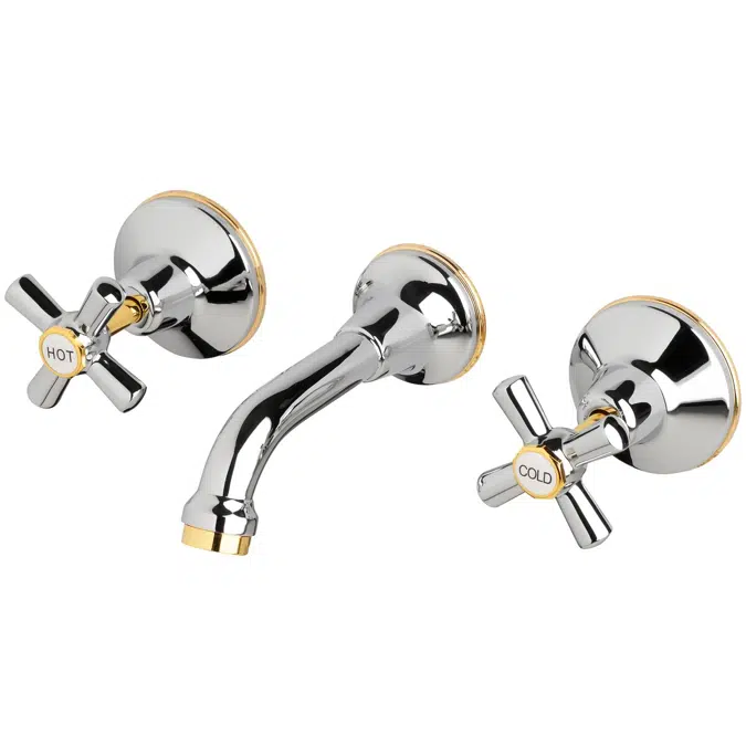 Posh Bristol Krom / Altın Banyo Seti 2205235