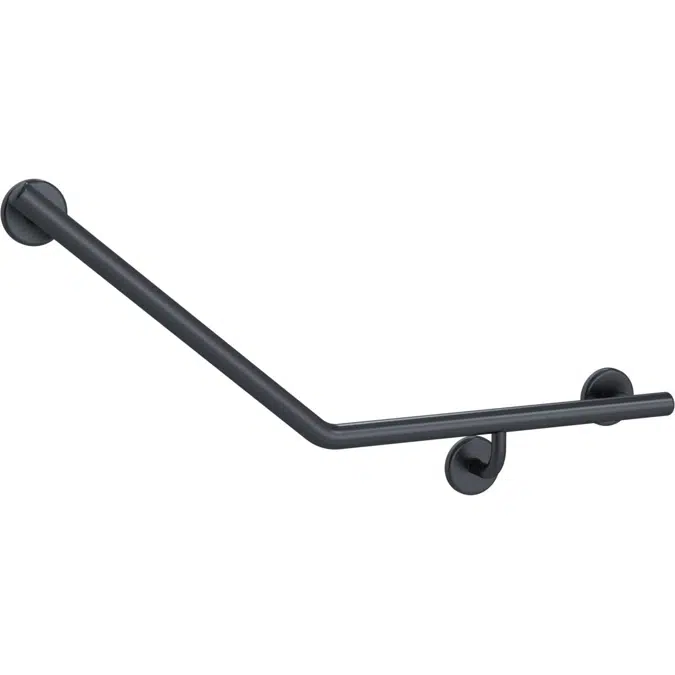 Mizu Drift Toilet Grab Rail Right Hand Brushed Gunmetal 2266524