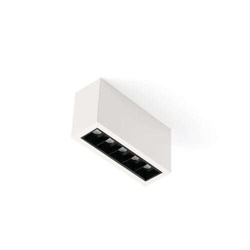 TROOP Surface 5x2W white-black 48° 3000K CRI90