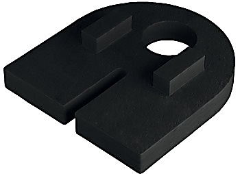 Rubber foam lining, For glass clamp, bar railing system - 812.18.030