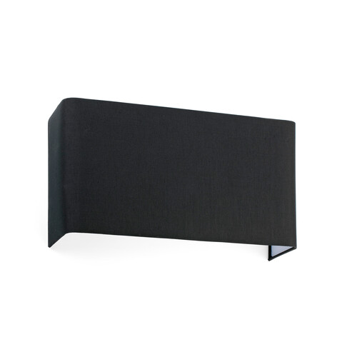 COTTON RCT Horizontal black wall lamp 2L
