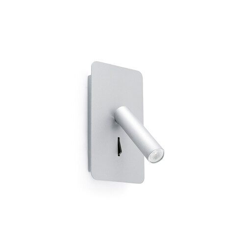 SUAU Grey wall lamp with reading light