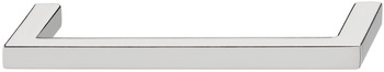 Furniture handle, D handle, zinc alloy, straight-edged - 108.95.072