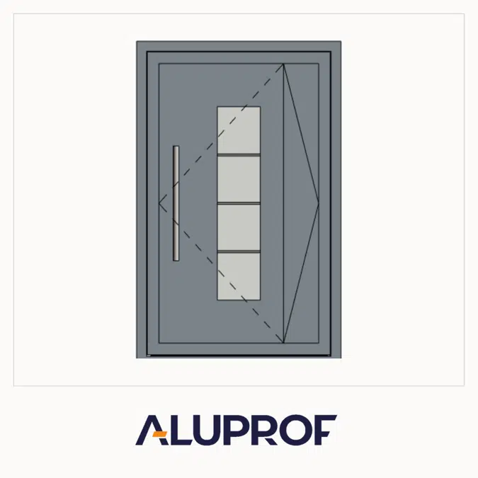 MB-86N PIVOT AD19 Single Inward Opening Panel Door
