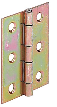 Hinge, Rolled, with riveted pin, crank A, straight - 354.02.903