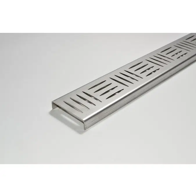 Kado Lux Oval Shower Channel Custom Welded Ends Satin 306294