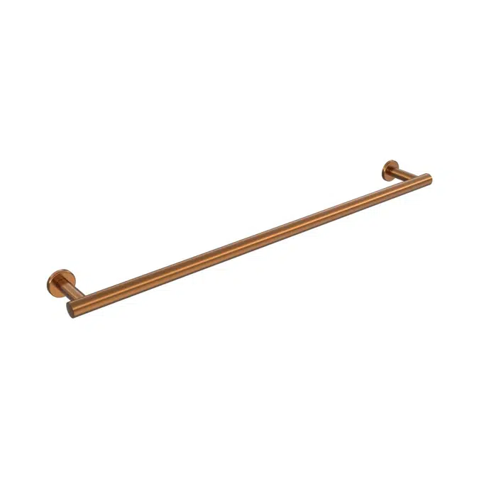Drift Brushed Bronze 700mm Single Towel Rail 2269445
