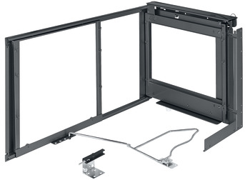 Pivoting extension fitting, corner cabinet pivoting extension fitting - 546.17.823