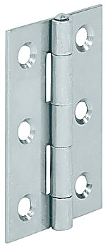 Hinge, Rolled, with riveted pin, crank A, straight - 354.01.730