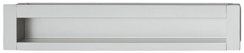 Inset handle, Zinc Alloy, Aluminium Back, RectangularDéco - 155.01.133