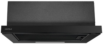 Assedo HTE12BLc6a flat extractor hood, width 60 cm, black - 535.62.901
