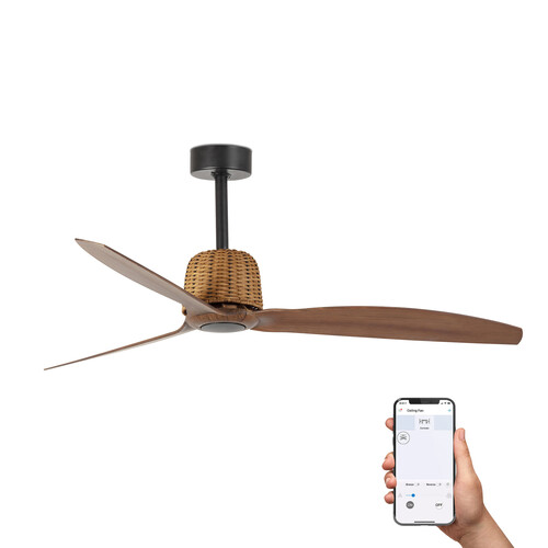 WEAVER M Black/walnut fan TUYA