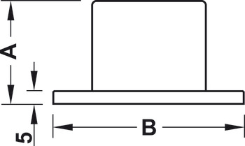 End piece for plug fitting, bar railing system - 812.34.500
