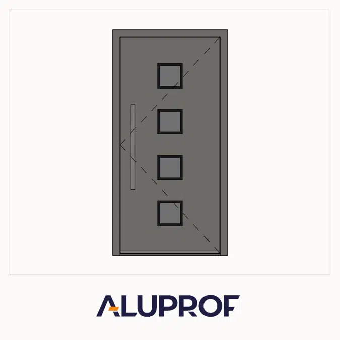 MB-86N SI AP08 Single Panel Door (Inward/Outward Opening)