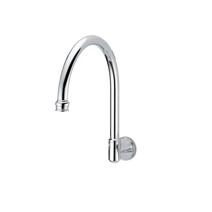 Kado Era Chrome Wall Gooseneck Sink Outlet 9507643