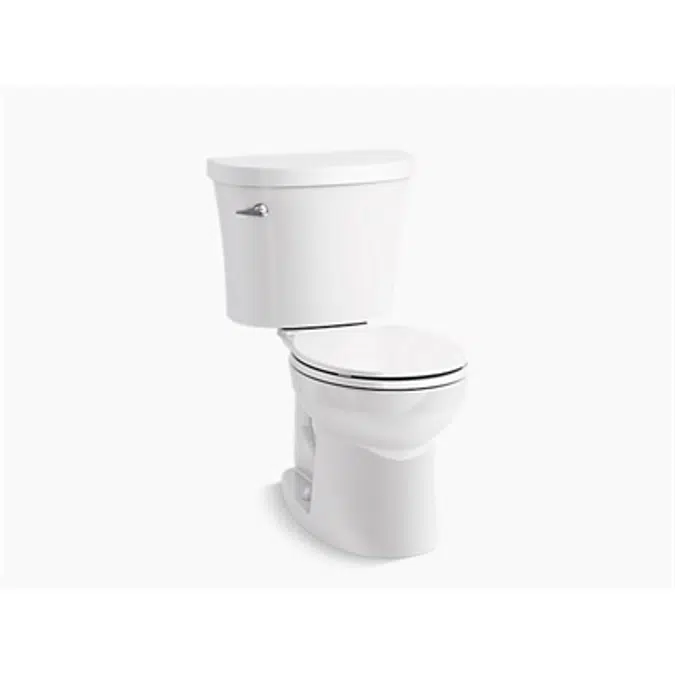 Kingston Locking Lid Antimicrobial Round Toilet