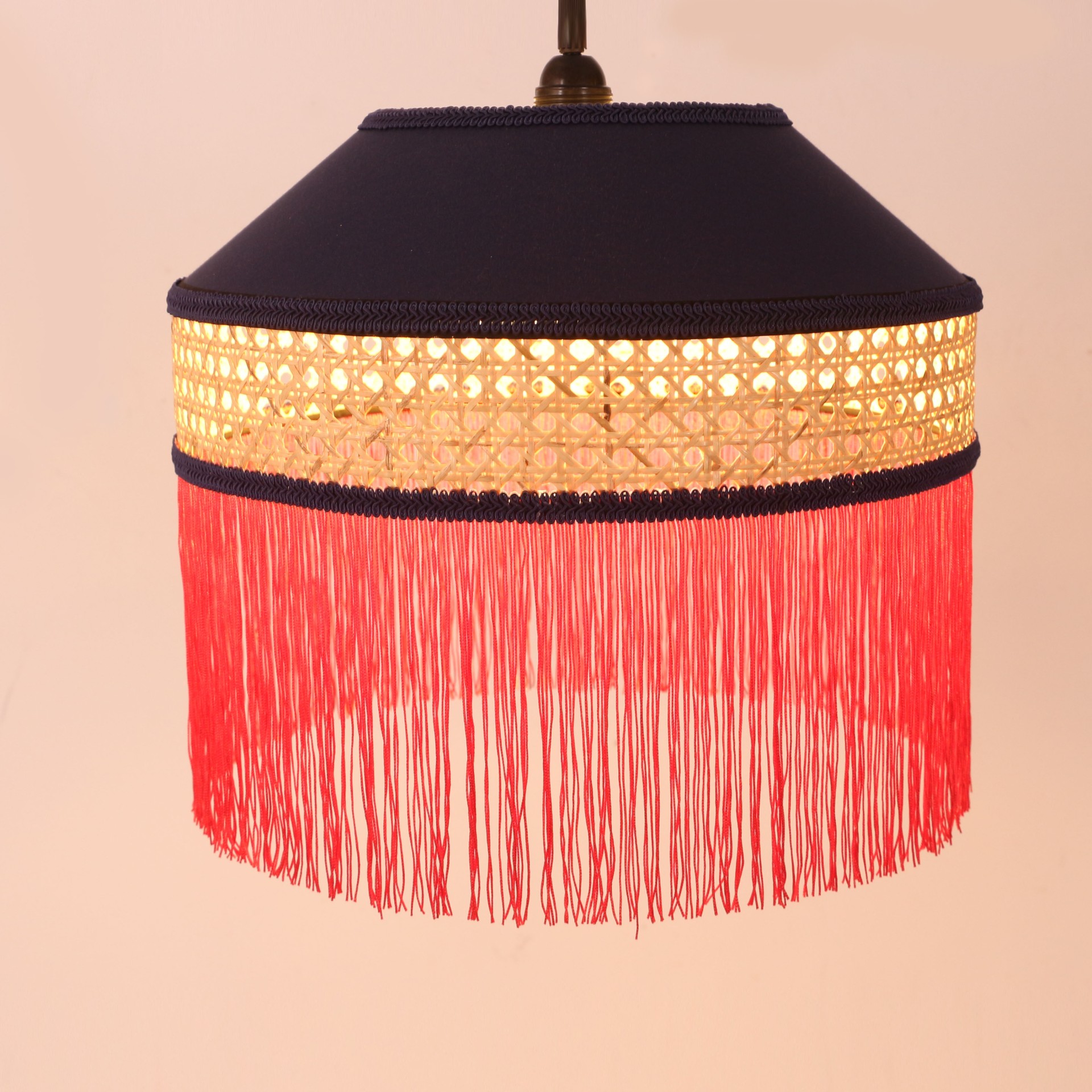 Paris Doğal Hazeranlı Kumaş Avize