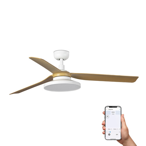 PUNT TAK M beyaz/maple fan 4000K TUYA