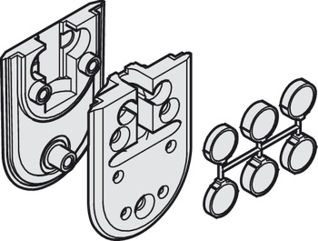 Point fixing for laminated/tempered safety glass - 940.40.038