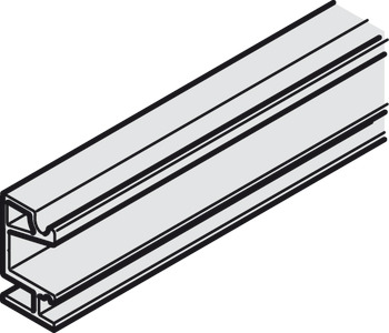 Mounting rail, pre-drilled, width 19 mm - 941.25.841