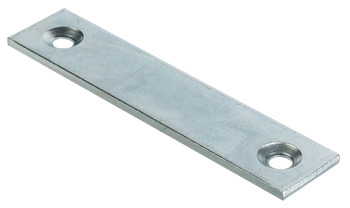 Connecting plates, Steel, with 2 screw holes - 260.21.705