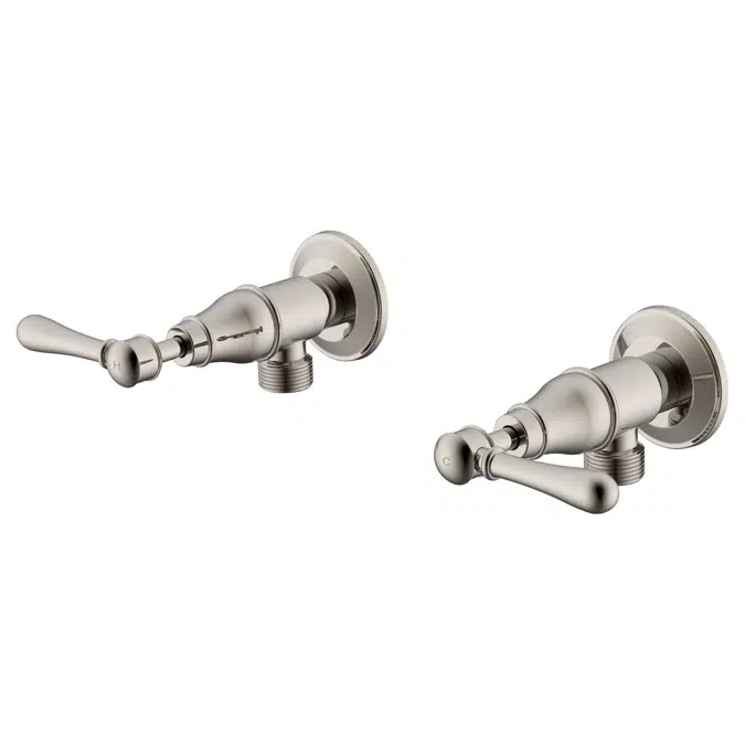 Milli Voir Fırçalanmış Nikel Çamaşır Makinesi Musluk Durdurucu 2265499