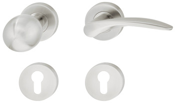 Door handle set, Stainless steel, Startec, model LDH 2169 - 903.96.890