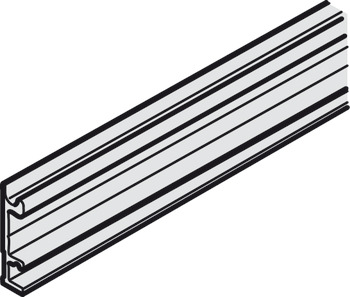 Mounting rail, Pre-drilled, width 8 mm - 941.25.860