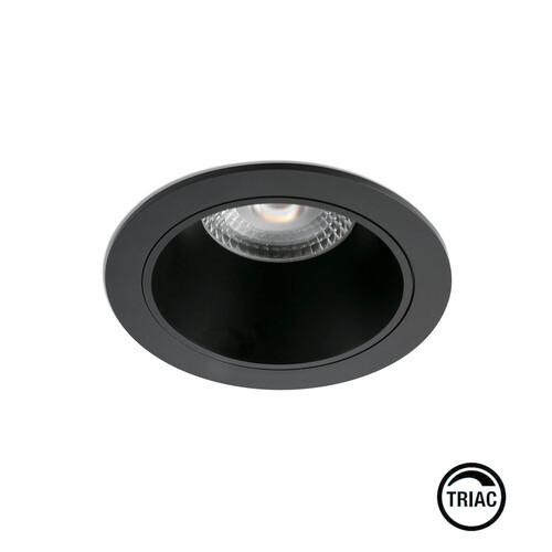 KIMO Recessed black 30W 24º 2700K CRI90 TRIAC