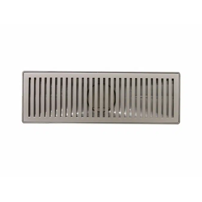 Mizu 300mm Brushed Chrome Shower Channel Waste 2262103