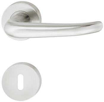 Door handle set, Stainless steel, Startec, model LDH 2176 - 903.91.280