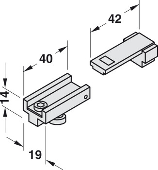 Interlocking hold-open device for TS 90 Impulse range - 931.00.794