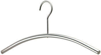 Coat hangers, stainless steel, rigid hook, round shackle - 842.36.010