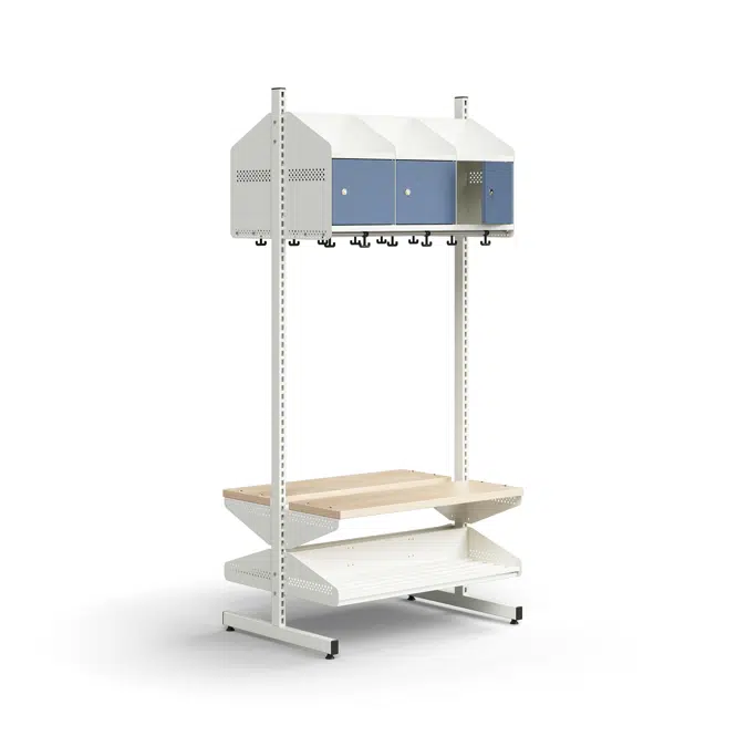 Entry 6 Basic Wardrobe Unit with Metal Cover