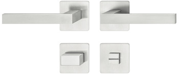 Lever handle set, Stainless steel, Startec, model LDH 3160 - 903.83.026