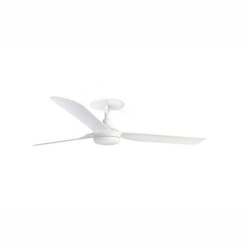 PUNT RECESSED M Ceiling fan white Wall Control black