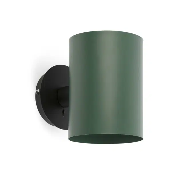 20031-81 - GUADALUPE Black/Green Wall Lamp