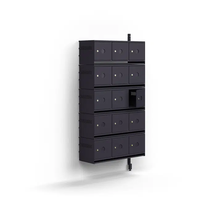 Entry 15 Additional Wall Shoe Rack Unit with Metal Cover