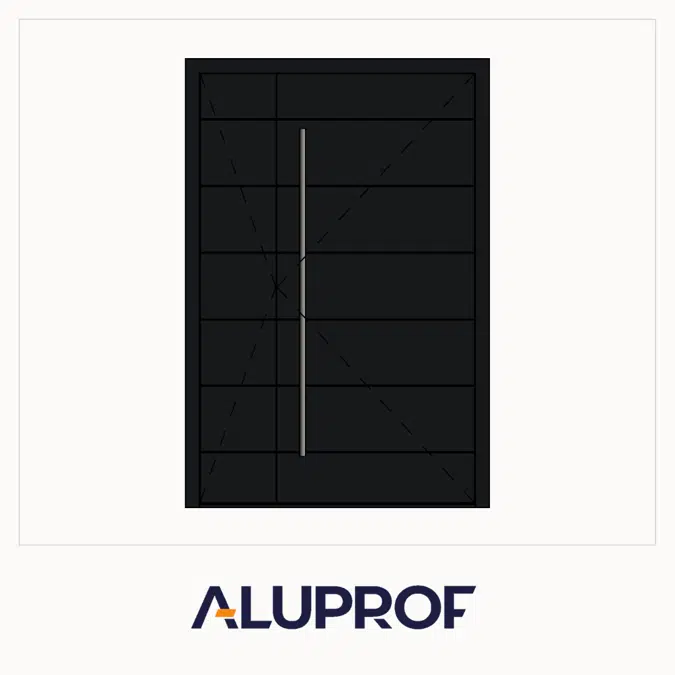 MB-86N SI AP05 Çift Kanat Panel Kapı (İçe/Dışa Açılır)