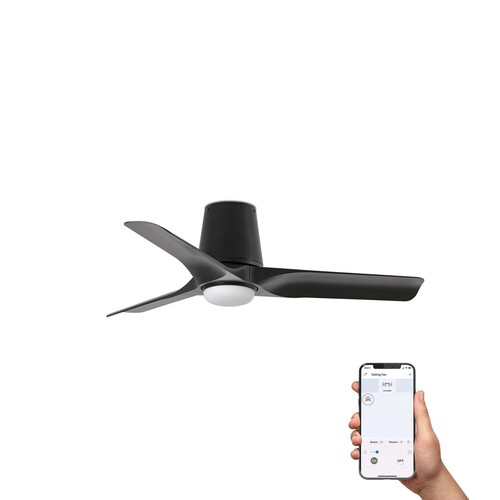 HEY TUB S LED Ceiling fan siyah 10W SWT TUYA