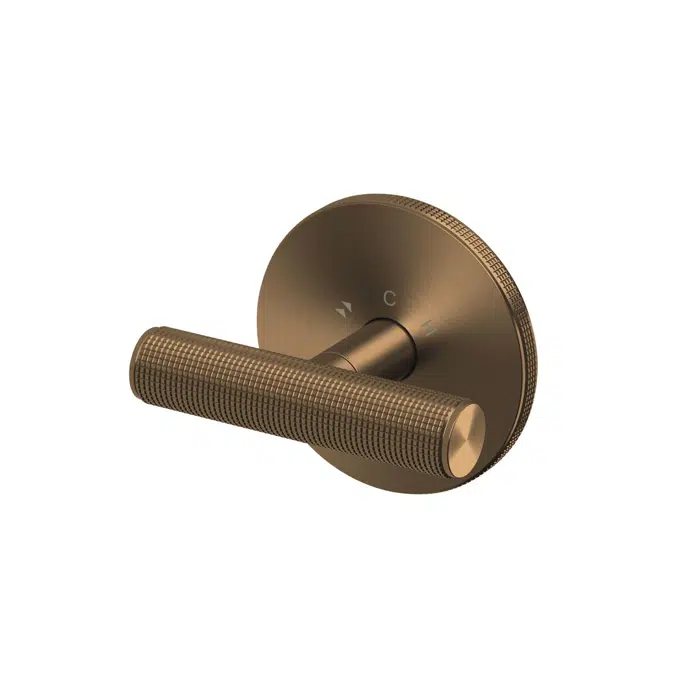 Milli Etch Brushed Bronze Shower Mixer Tap 21785