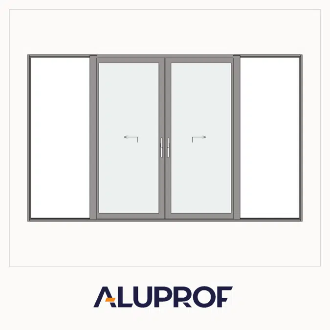 MB-59 Slide Galandage Çift Kanatlı Monorail Sürme Kapı