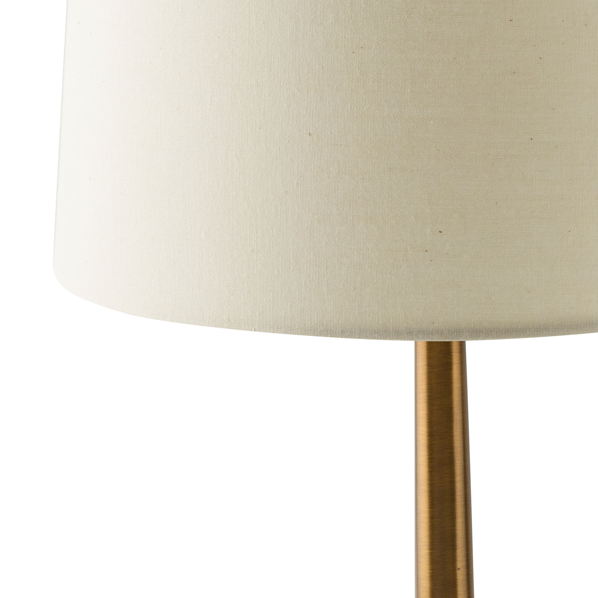 REM Old gold/beige table lamp