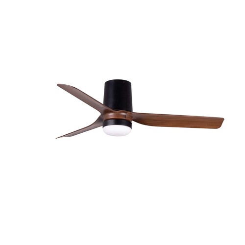 MINI PUNT TUB S LED Ceiling fan siyah/ceviz 10W SWT