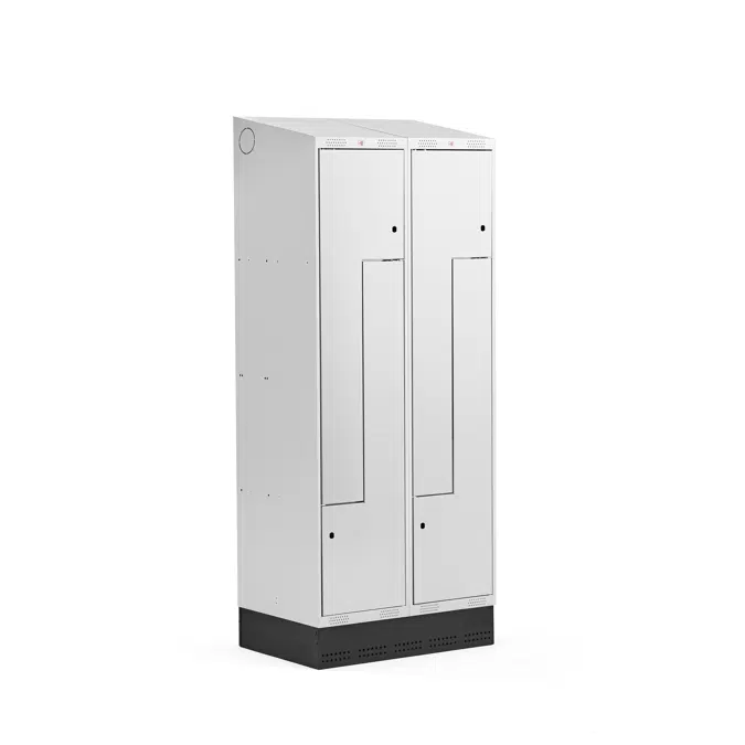 Z Locker Classic Sloped Roof Four Door Locker