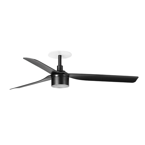 PUNT RECESSED TEK M Ceiling fan siyah 3000K TUYA