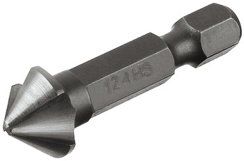 HSS flute countersink bit, with 1/4" hex shank - 001.26.166