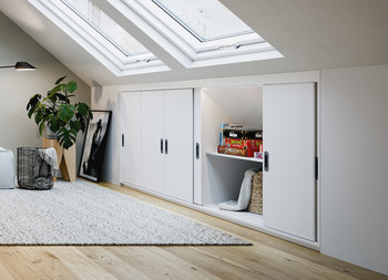 Sliding Door FittingSlido F-Flush57 08B, set - 400.05.005
