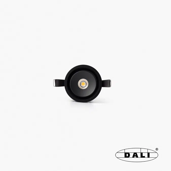 034893082D-110 - TEIDE Black Adjustable Recessed Downlight 10W 3000K DALI